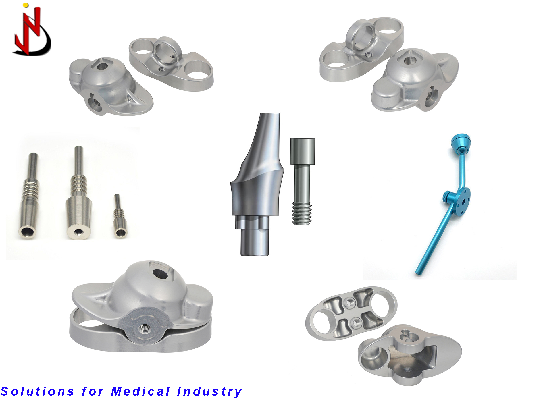 เครื่องจักรกลความแม่นยำของชิ้นส่วนทางการแพทย์