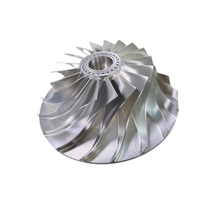 ใบพัดอลูมิเนียมความแม่นยำสูงสำหรับเครื่องจักร CNC 5 แกน